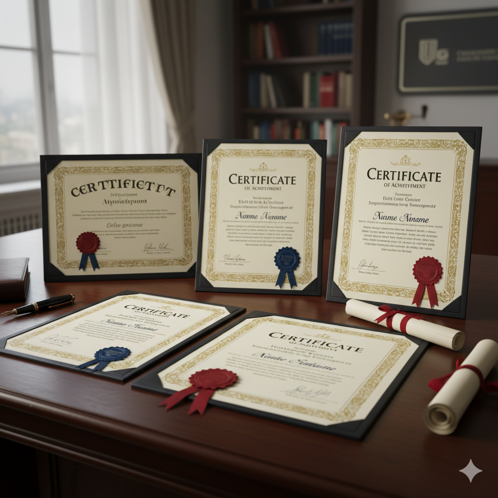 certificates